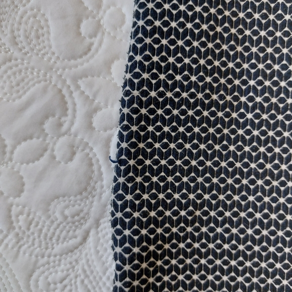 RW&CO navy and white woven skirt - Picture 4 of 5